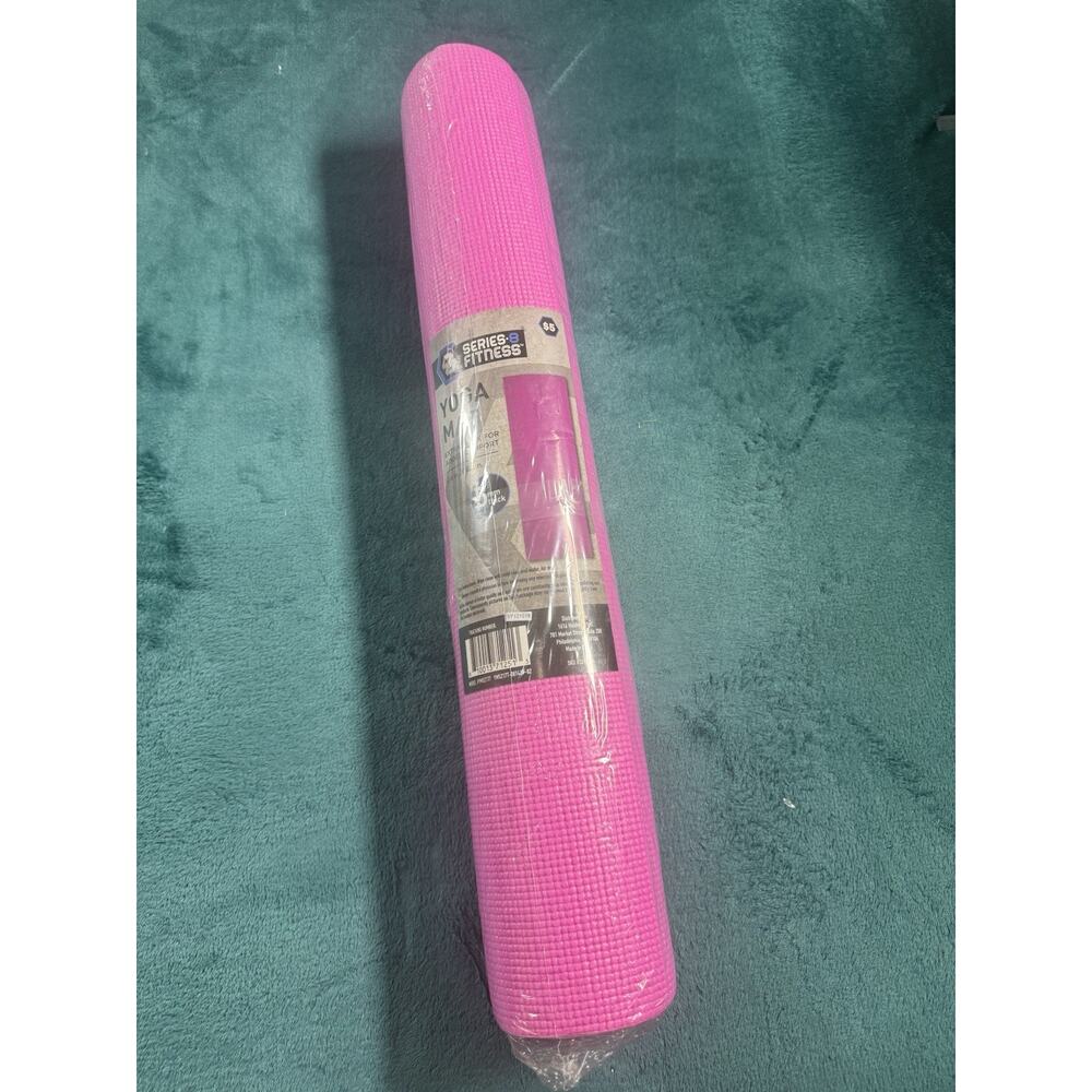 Series 8 Fitness Mat Pink 5mm Yoga Pilates Exercise Athlete Strength Training